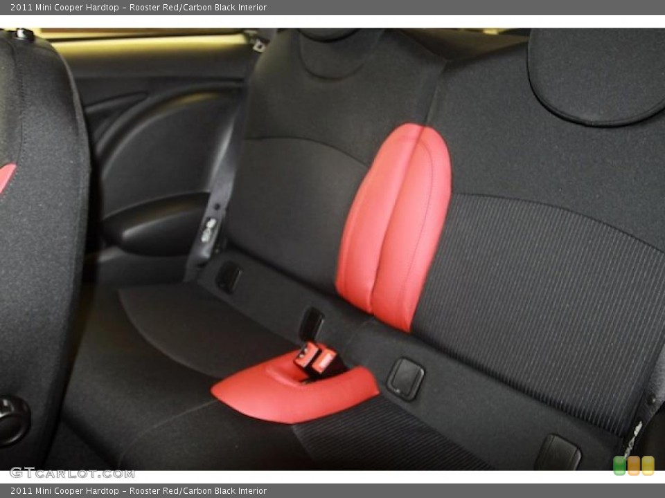Rooster Red/Carbon Black Interior Photo for the 2011 Mini Cooper Hardtop #39632906