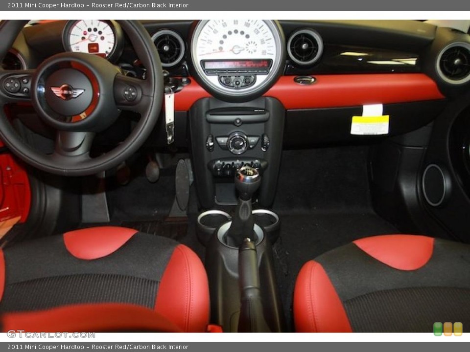 Rooster Red/Carbon Black Interior Dashboard for the 2011 Mini Cooper Hardtop #39632918