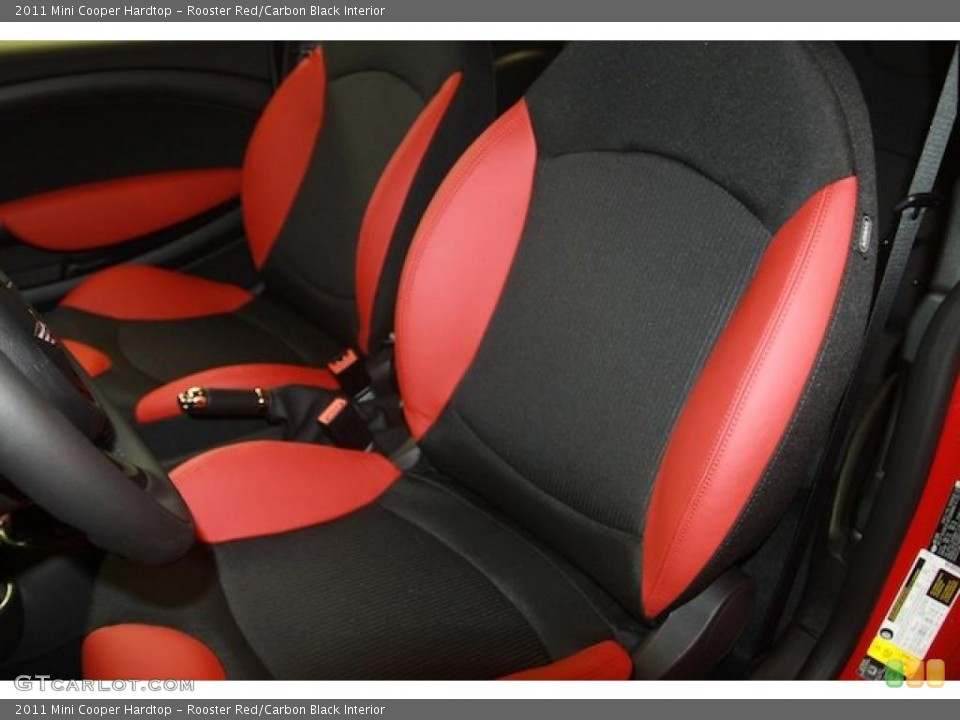 Rooster Red/Carbon Black Interior Photo for the 2011 Mini Cooper Hardtop #39633058