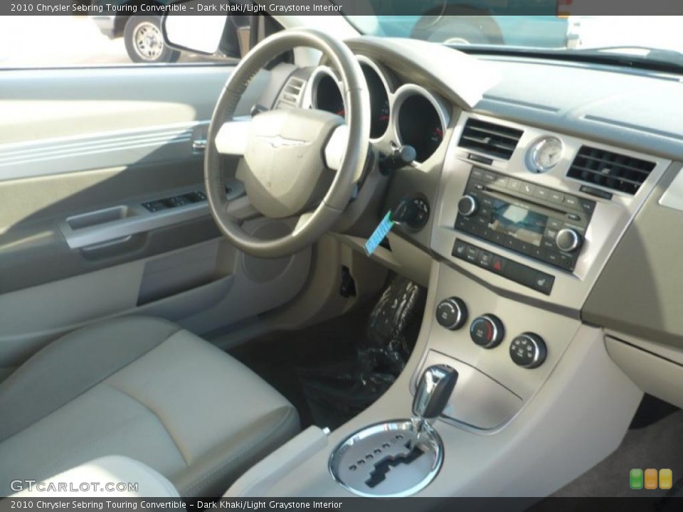 Dark Khaki/Light Graystone Interior Photo for the 2010 Chrysler Sebring Touring Convertible #39633102