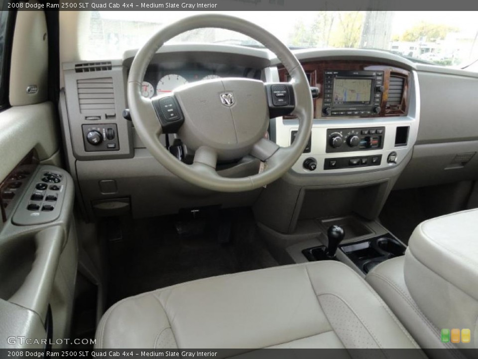 Medium Slate Gray Interior Photo for the 2008 Dodge Ram 2500 SLT Quad Cab 4x4 #39633270