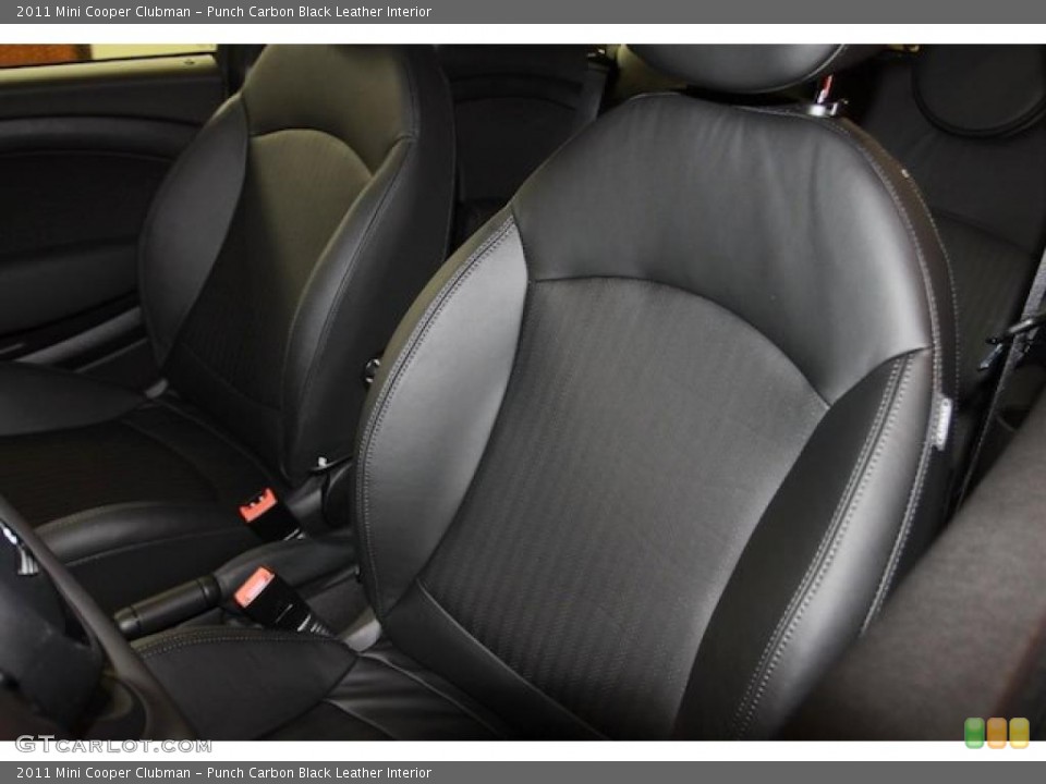 Punch Carbon Black Leather Interior Photo for the 2011 Mini Cooper Clubman #39633470
