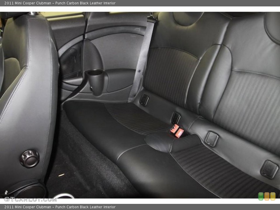 Punch Carbon Black Leather Interior Photo for the 2011 Mini Cooper Clubman #39633482