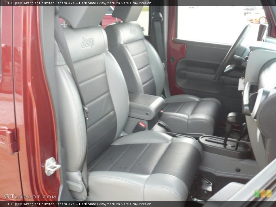 Dark Slate Gray/Medium Slate Gray Interior Photo for the 2010 Jeep Wrangler Unlimited Sahara 4x4 #39634018
