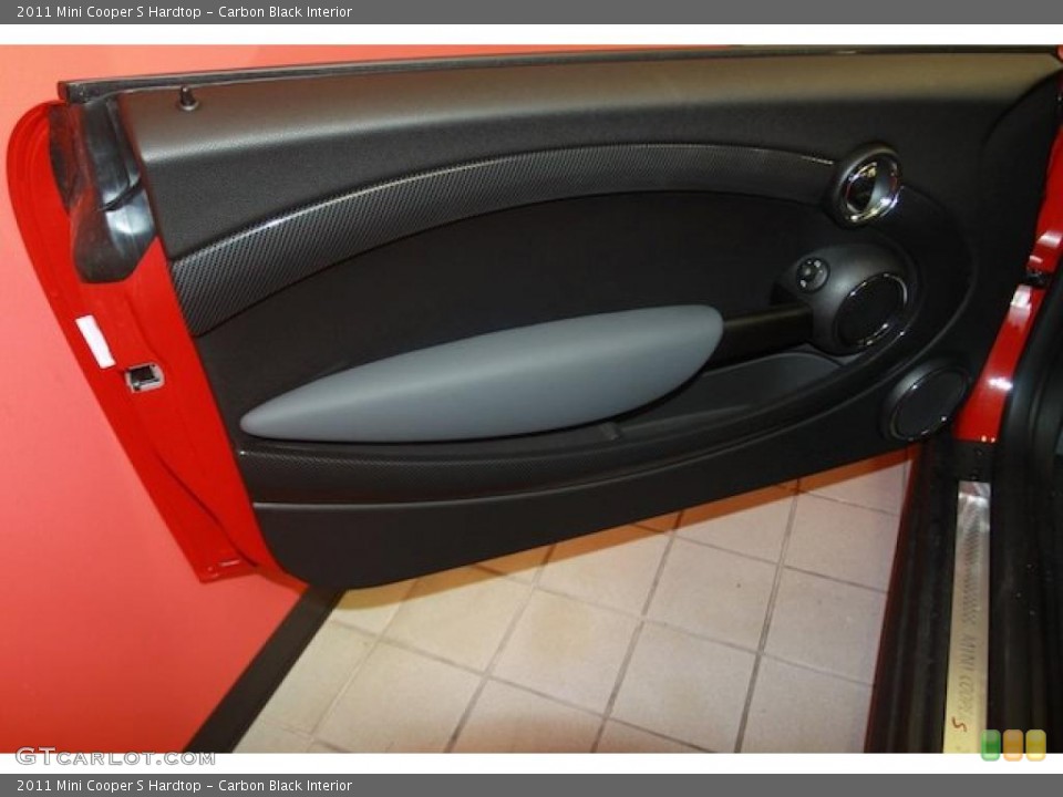 Carbon Black Interior Door Panel for the 2011 Mini Cooper S Hardtop #39634454