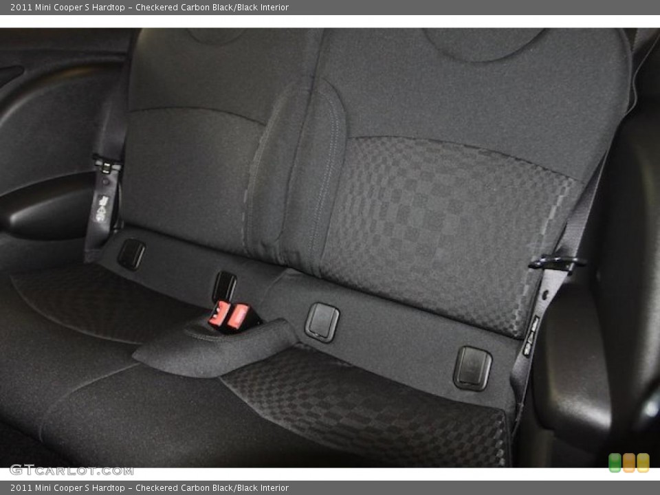 Checkered Carbon Black/Black Interior Photo for the 2011 Mini Cooper S Hardtop #39634626