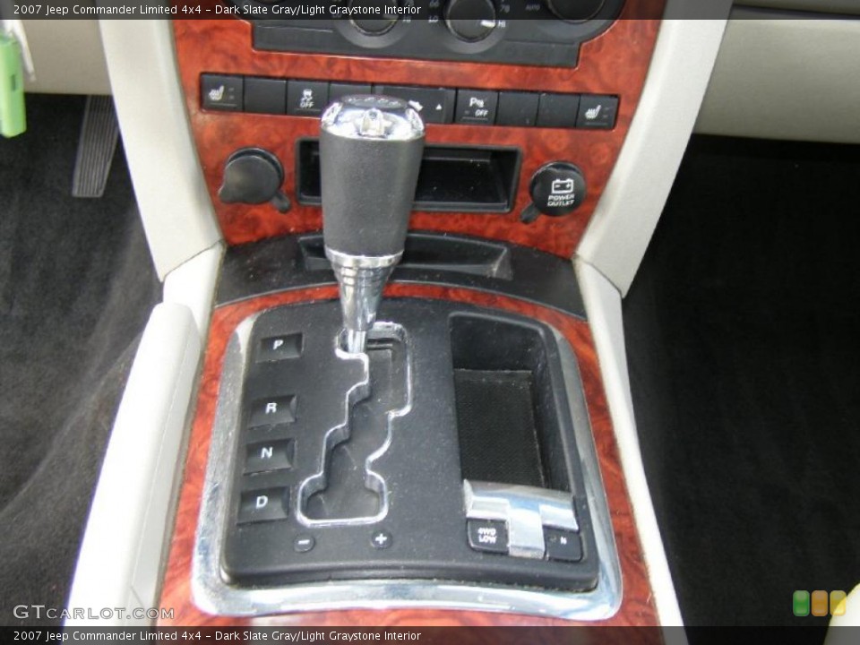Dark Slate Gray/Light Graystone Interior Transmission for the 2007 Jeep Commander Limited 4x4 #39635130
