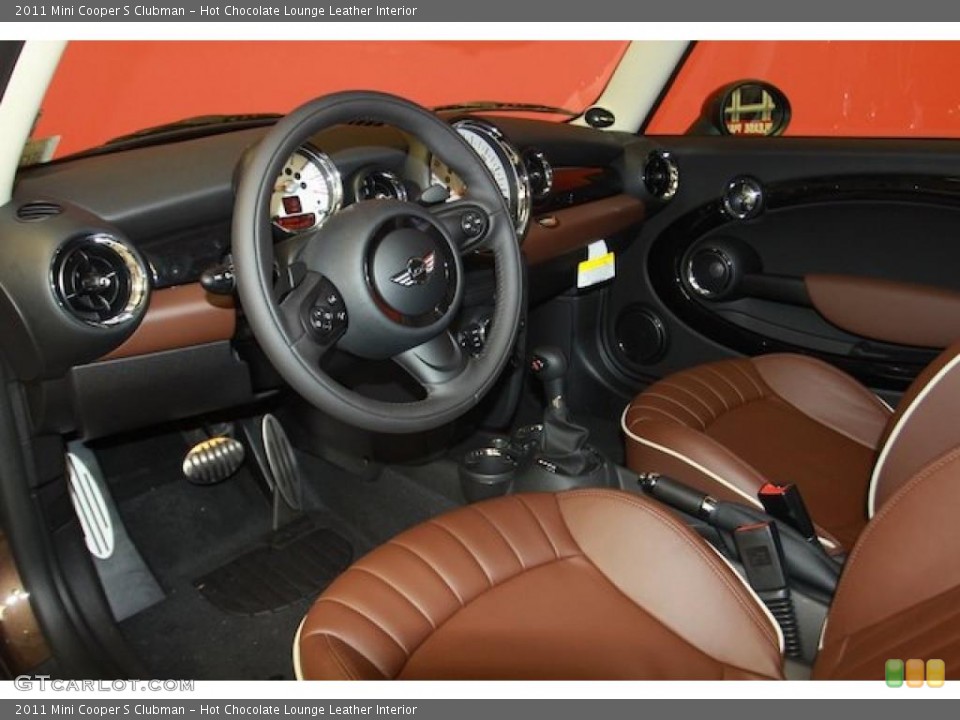 Hot Chocolate Lounge Leather Interior Photo for the 2011 Mini Cooper S Clubman #39635330