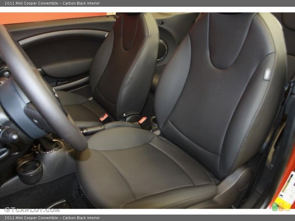 Carbon Black Interior Photo for the 2011 Mini Cooper Convertible #39635522