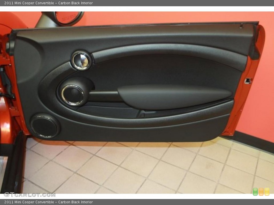 Carbon Black Interior Door Panel for the 2011 Mini Cooper Convertible #39635614