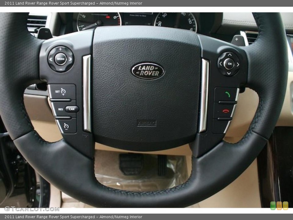 Almond/Nutmeg Interior Steering Wheel for the 2011 Land Rover Range Rover Sport Supercharged #39635703
