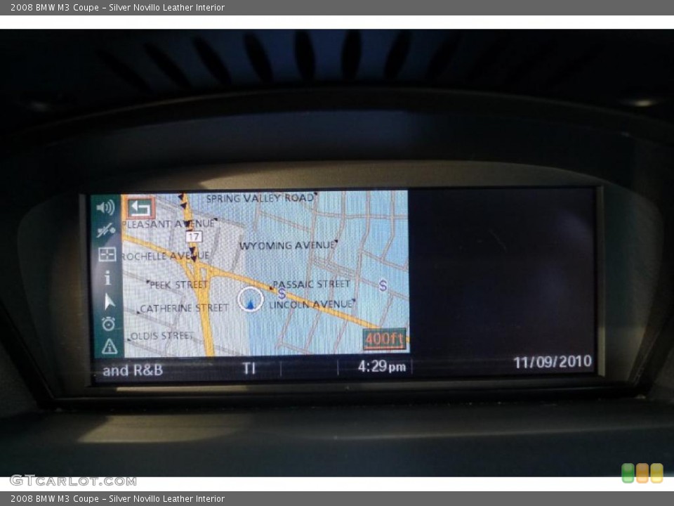 Silver Novillo Leather Interior Navigation for the 2008 BMW M3 Coupe #39635962