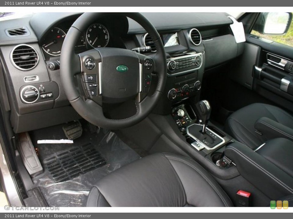 Ebony/Ebony Interior Prime Interior for the 2011 Land Rover LR4 V8 #39636058