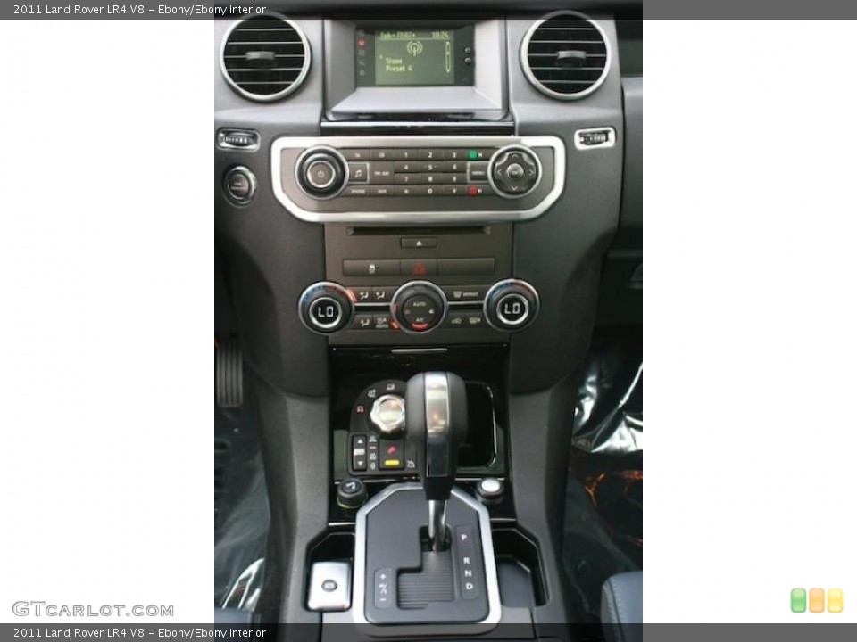 Ebony/Ebony Interior Controls for the 2011 Land Rover LR4 V8 #39636110