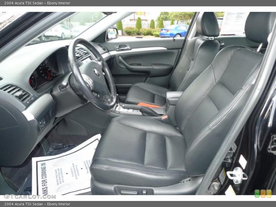 Ebony Interior Photo for the 2004 Acura TSX Sedan #39636934