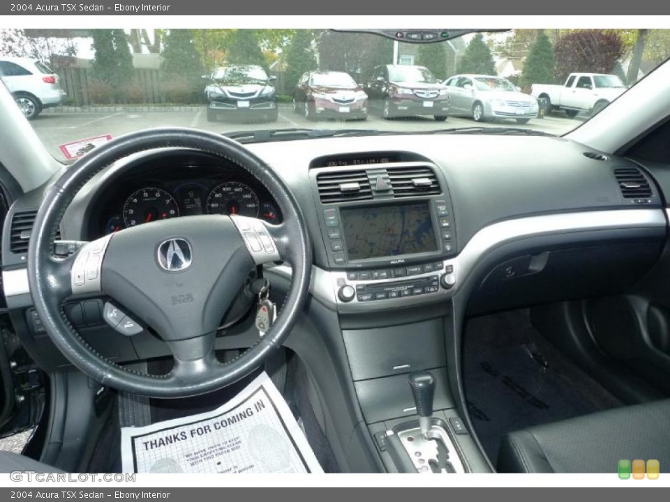 Ebony Interior Dashboard for the 2004 Acura TSX Sedan #39636966