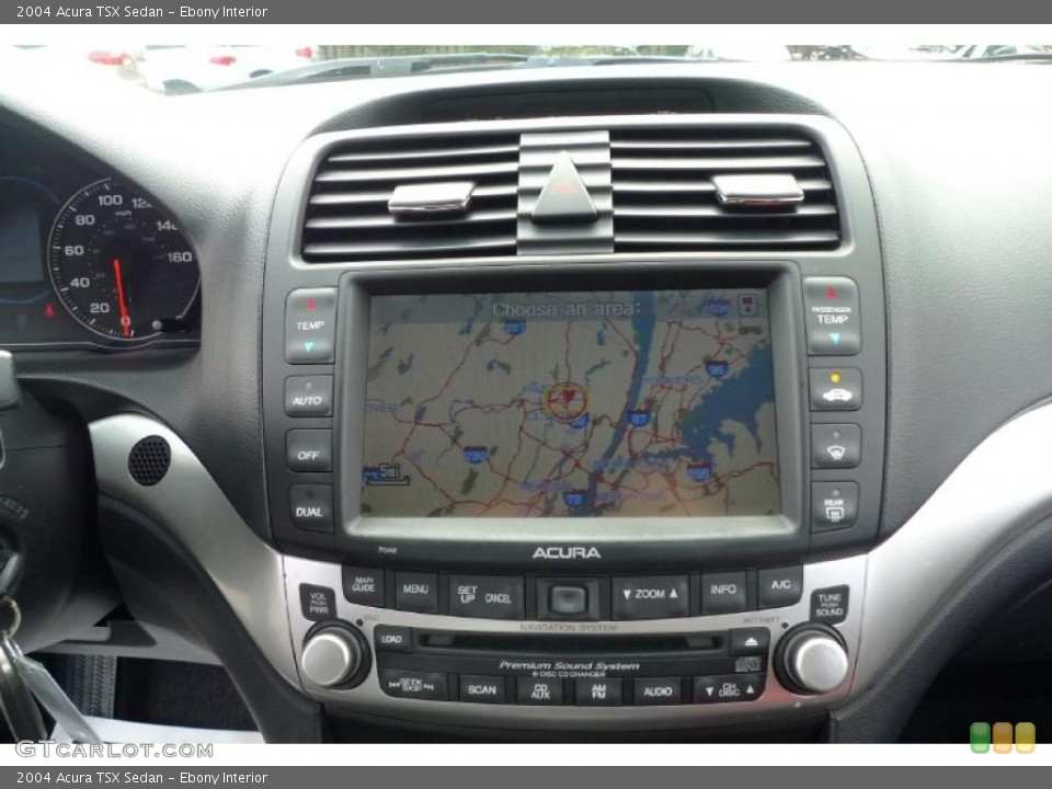 Ebony Interior Navigation for the 2004 Acura TSX Sedan #39637530