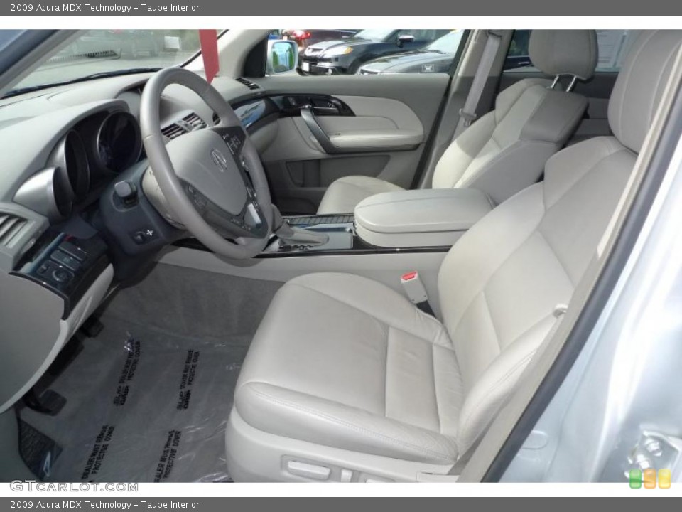 Taupe Interior Prime Interior for the 2009 Acura MDX Technology #39639431
