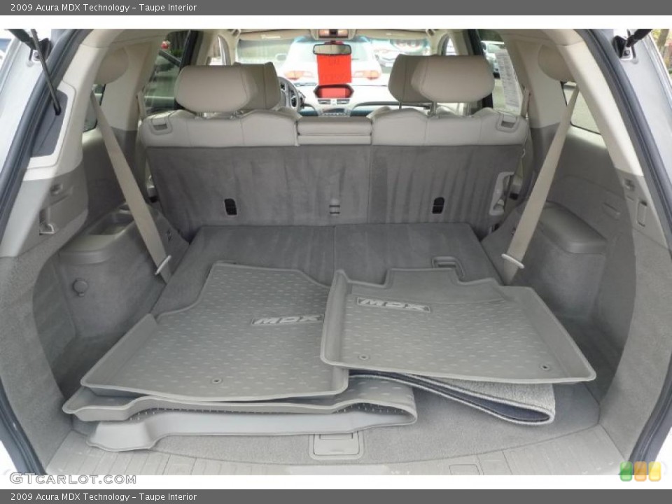 Taupe Interior Trunk for the 2009 Acura MDX Technology #39639895