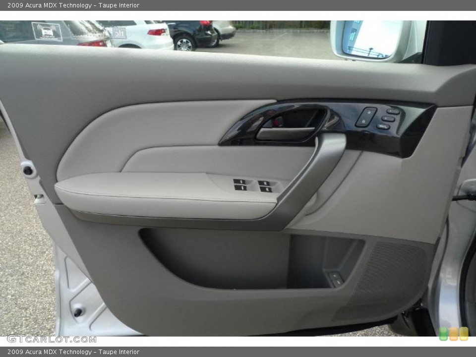 Taupe Interior Door Panel for the 2009 Acura MDX Technology #39639943