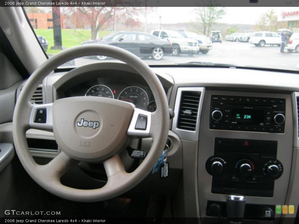 Khaki Interior Steering Wheel for the 2008 Jeep Grand Cherokee Laredo 4x4 #39641849