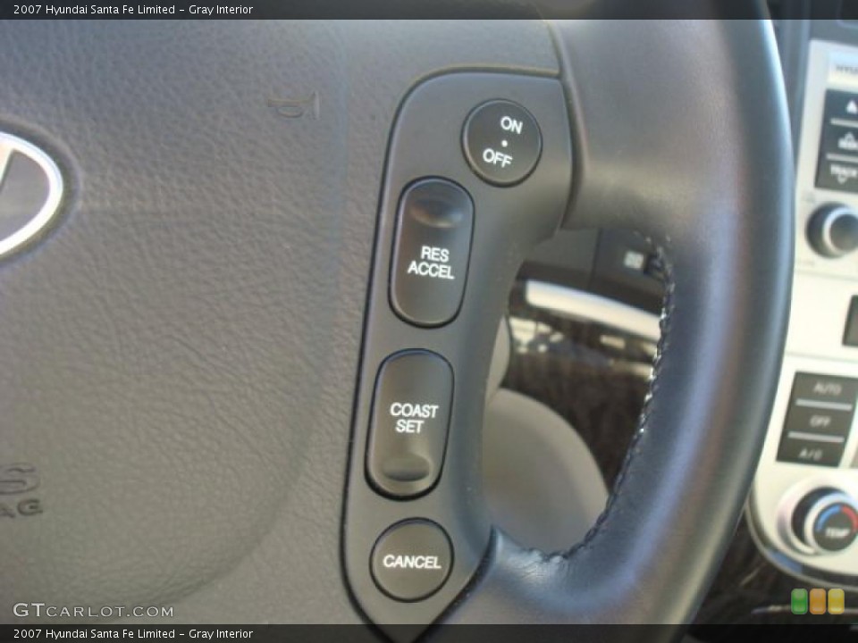 Gray Interior Controls for the 2007 Hyundai Santa Fe Limited #39642231