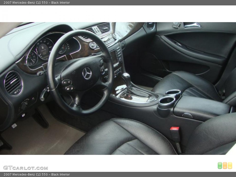 Black Interior Photo for the 2007 Mercedes-Benz CLS 550 #39644123