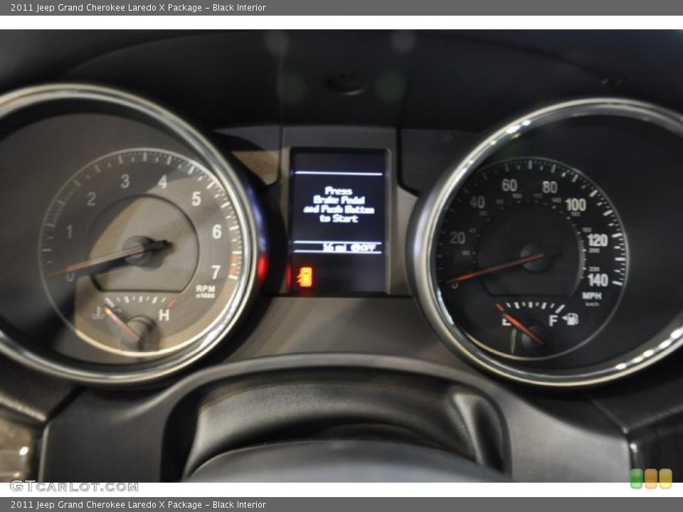 Black Interior Gauges for the 2011 Jeep Grand Cherokee Laredo X Package #39644823