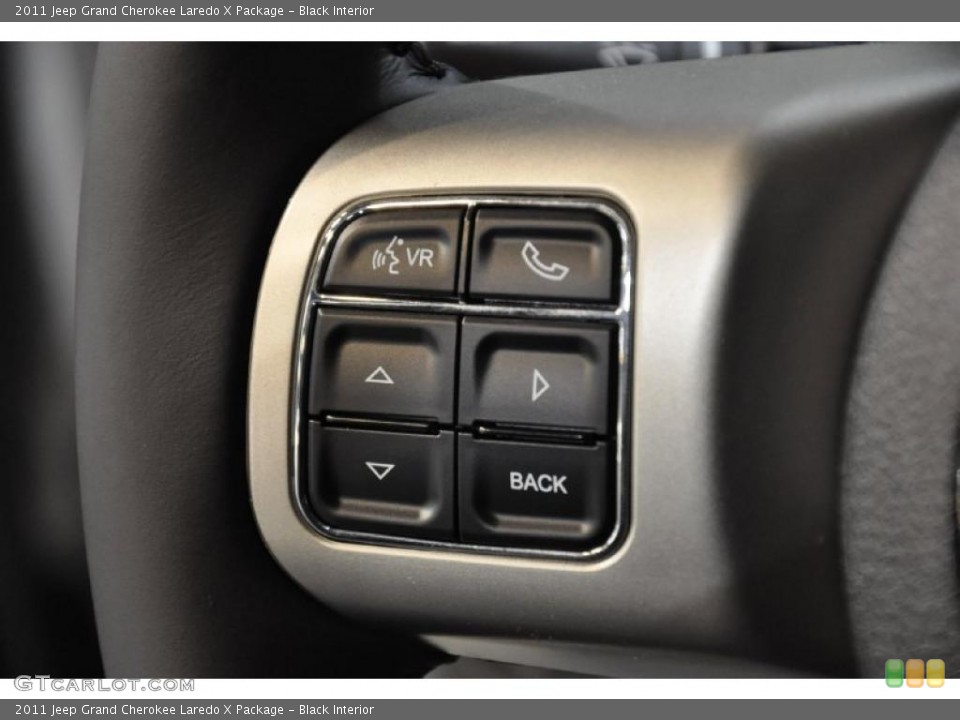 Black Interior Controls for the 2011 Jeep Grand Cherokee Laredo X Package #39644883