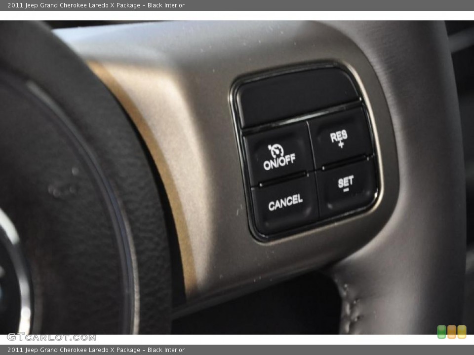 Black Interior Controls for the 2011 Jeep Grand Cherokee Laredo X Package #39644899