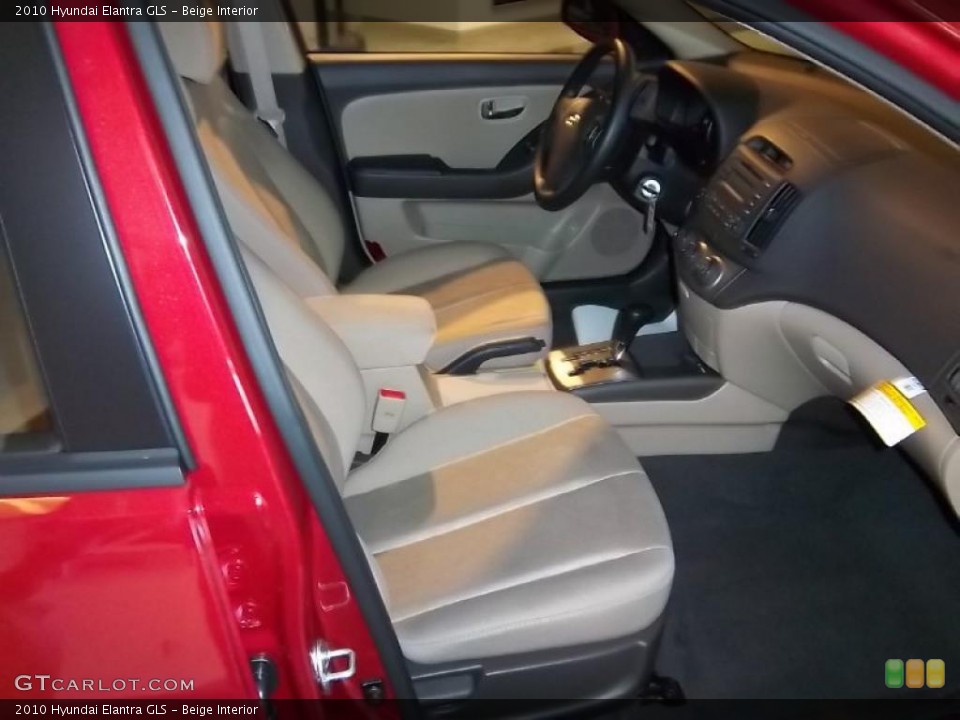 Beige Interior Photo for the 2010 Hyundai Elantra GLS #39645215