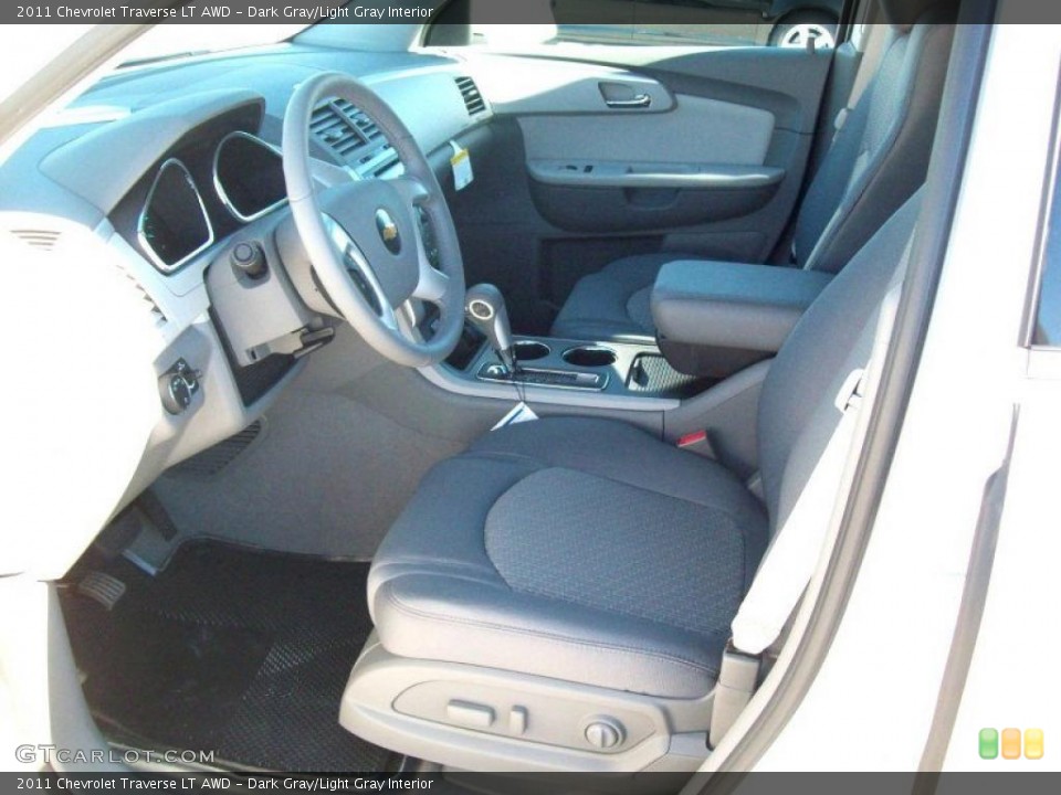 Dark Gray/Light Gray Interior Photo for the 2011 Chevrolet Traverse LT AWD #39646934