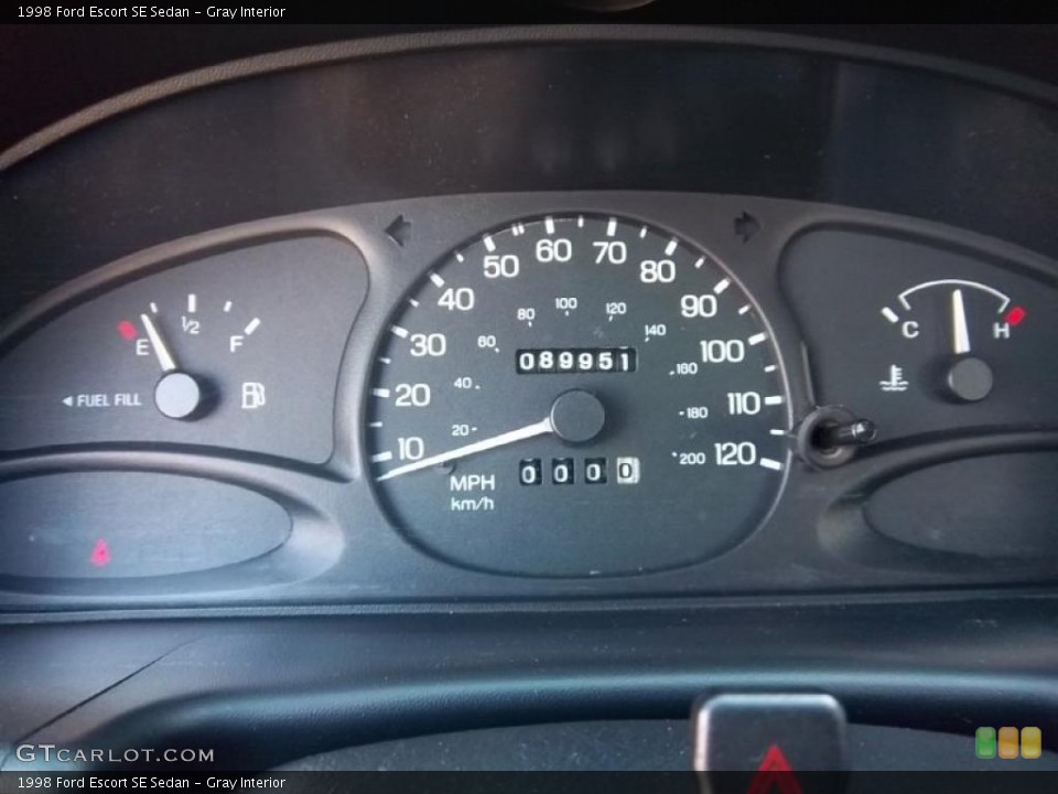 Gray Interior Gauges for the 1998 Ford Escort SE Sedan #39648822