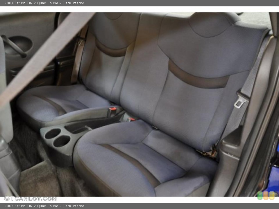 Black Interior Photo for the 2004 Saturn ION 2 Quad Coupe #39648892