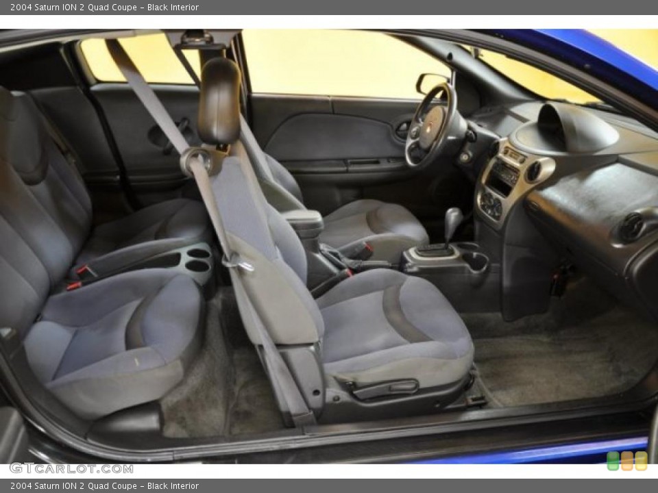 Black Interior Photo for the 2004 Saturn ION 2 Quad Coupe #39648920