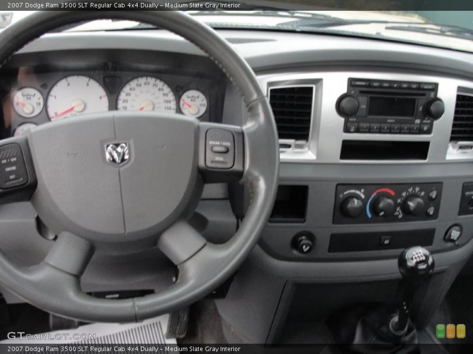 Medium Slate Gray Interior Dashboard for the 2007 Dodge Ram 3500 SLT Regular Cab 4x4 Dually #39650864