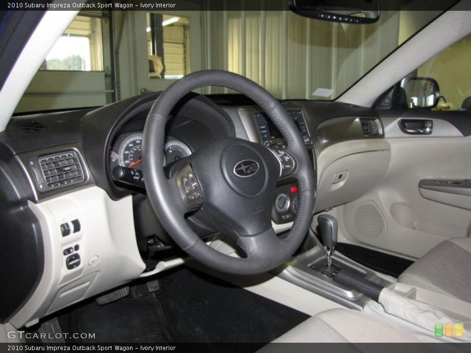 Ivory Interior Photo for the 2010 Subaru Impreza Outback Sport Wagon #39651900