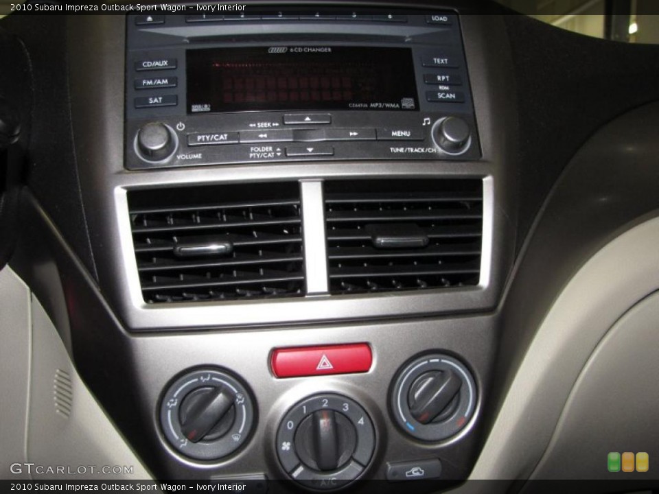 Ivory Interior Controls for the 2010 Subaru Impreza Outback Sport Wagon #39651960