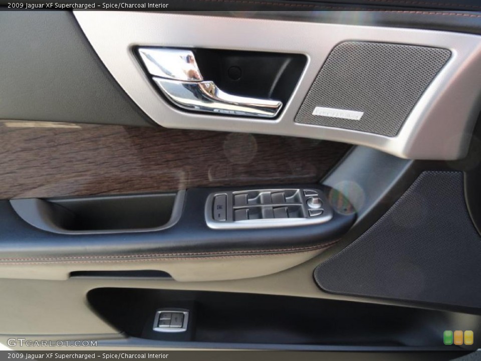 Spice/Charcoal Interior Door Panel for the 2009 Jaguar XF Supercharged #39654180
