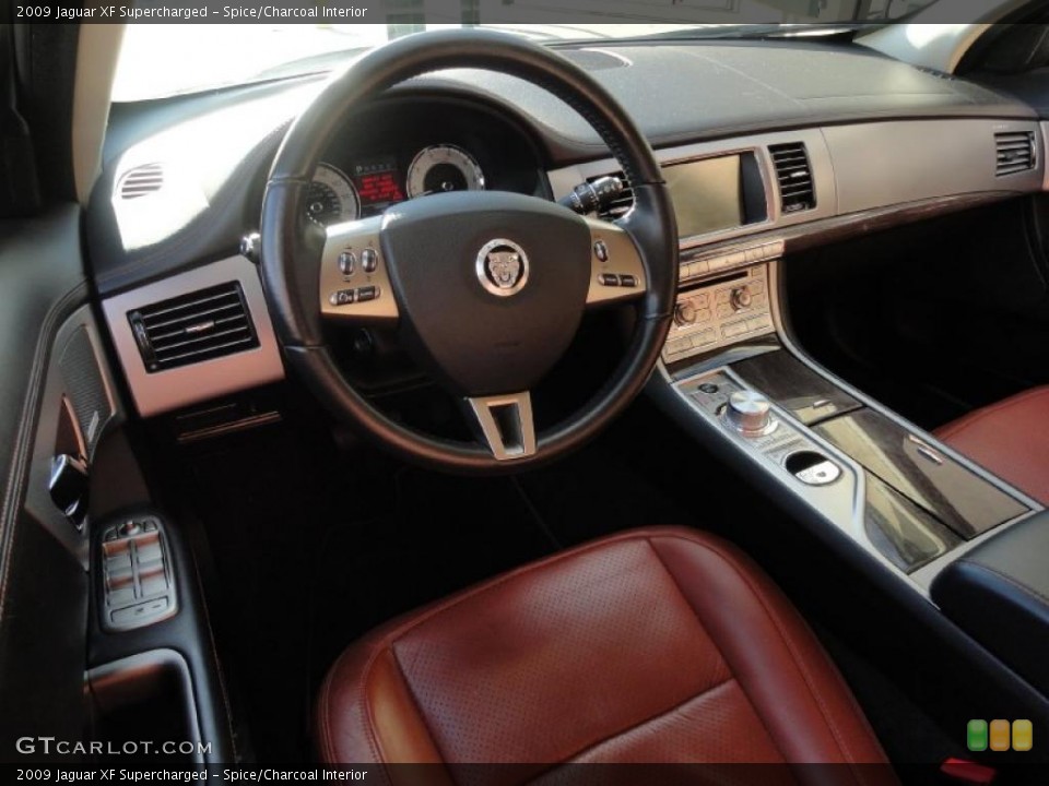 Spice/Charcoal Interior Dashboard for the 2009 Jaguar XF Supercharged #39654217
