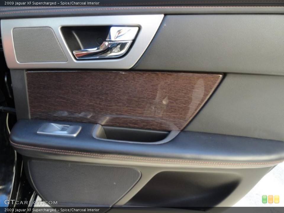Spice/Charcoal Interior Door Panel for the 2009 Jaguar XF Supercharged #39654304