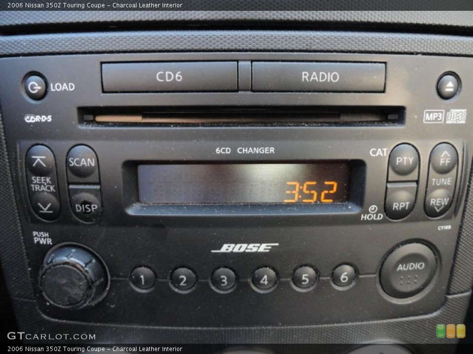 Charcoal Leather Interior Controls for the 2006 Nissan 350Z Touring Coupe #39654836