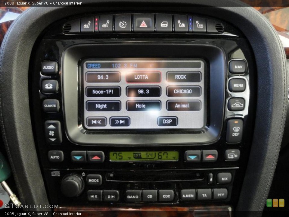 Charcoal Interior Navigation for the 2008 Jaguar XJ Super V8 #39655284