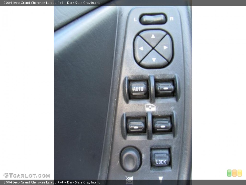 Dark Slate Gray Interior Controls for the 2004 Jeep Grand Cherokee Laredo 4x4 #39655552