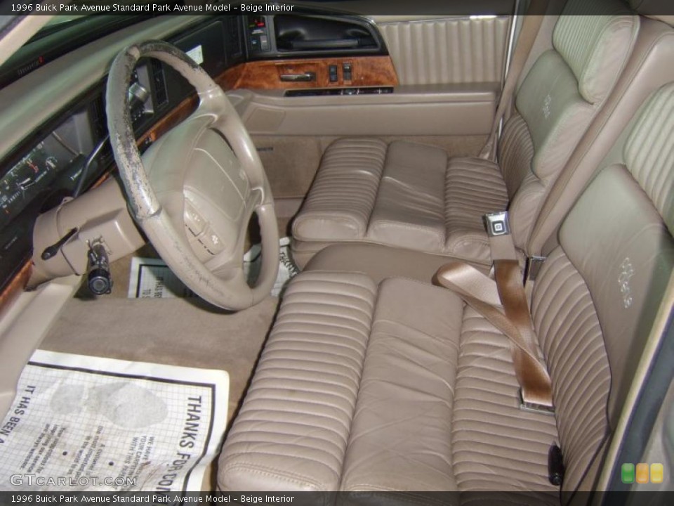 Beige Interior Photo for the 1996 Buick Park Avenue  #39655776