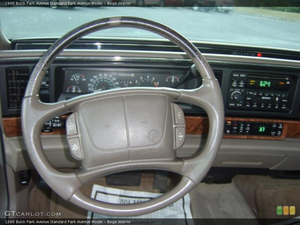 Beige Interior Steering Wheel for the 1996 Buick Park Avenue  #39655824