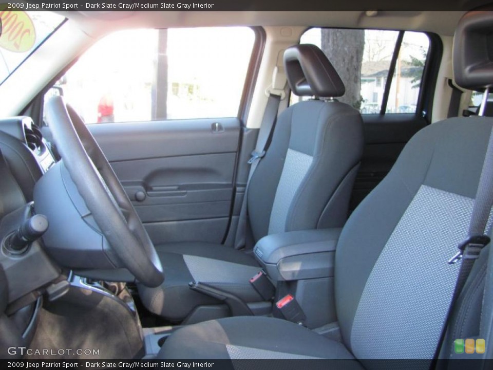 Dark Slate Gray/Medium Slate Gray Interior Photo for the 2009 Jeep Patriot Sport #39656216