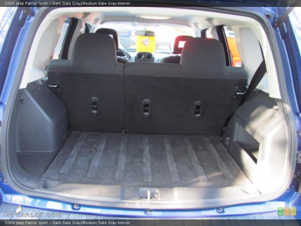 Dark Slate Gray/Medium Slate Gray Interior Trunk for the 2009 Jeep Patriot Sport #39656272