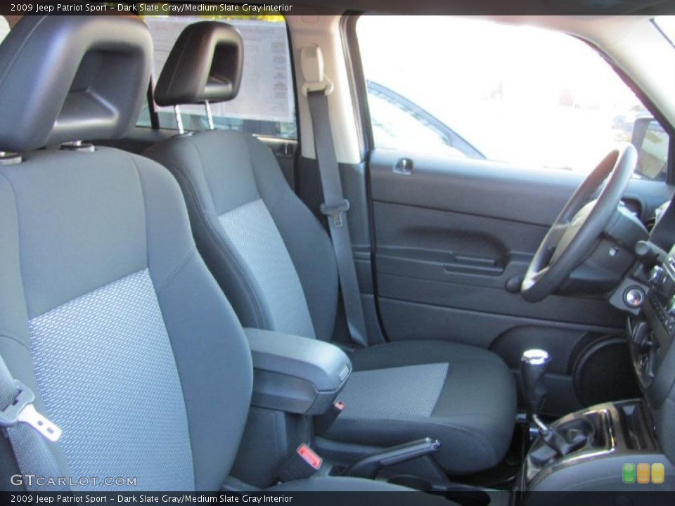 Dark Slate Gray/Medium Slate Gray Interior Photo for the 2009 Jeep Patriot Sport #39656340
