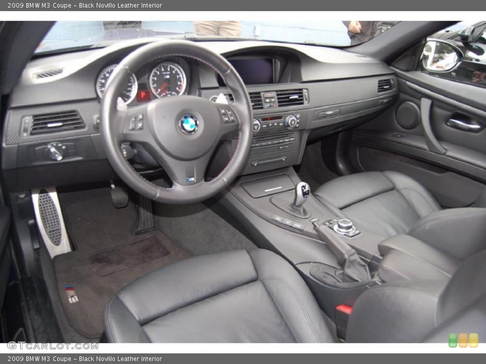Black Novillo Leather Interior Prime Interior for the 2009 BMW M3 Coupe #39656976